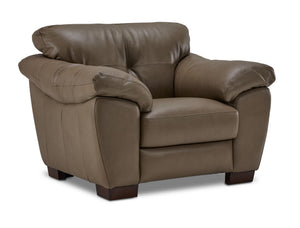Sloan II Leather Chair - Chocolate