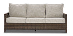 Solstice Outdoor Sofa - Antique Brown