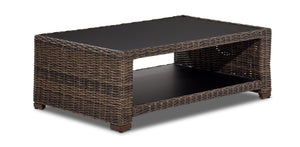 Solstice Outdoor Coffee Table - Antique Brown