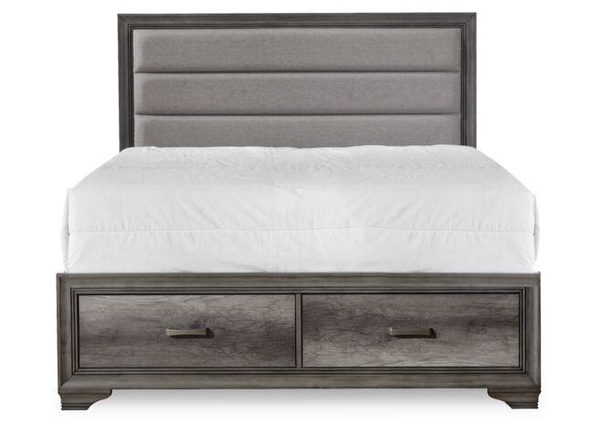 Sophie 3-Piece Queen Storage Bed - Weathered Grey