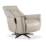 Sorrento Leather Dual Power Recliner - Cream