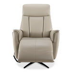 Sorrento Leather Dual Power Recliner - Cream
