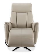 In Harmony - Sorrento Leather Dual Power Recliner - Cream