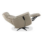 Sorrento Leather Dual Power Recliner - Cream