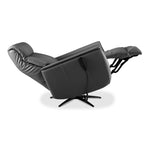 Sorrento Leather Dual Power Recliner - Grey
