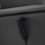 In Harmony - Sorrento Leather Dual Power Recliner - Grey