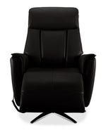 In Harmony - Sorrento Leather Dual Power Recliner - Black