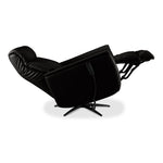 Sorrento Leather Dual Power Recliner - Black