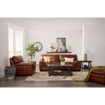 Stampede Leather Chair - Chestnut
