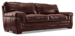 Stampede Leather Sofa - Hazelnut