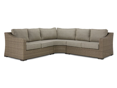 Staten Island Outdoor 3-Piece Sectional - Grey