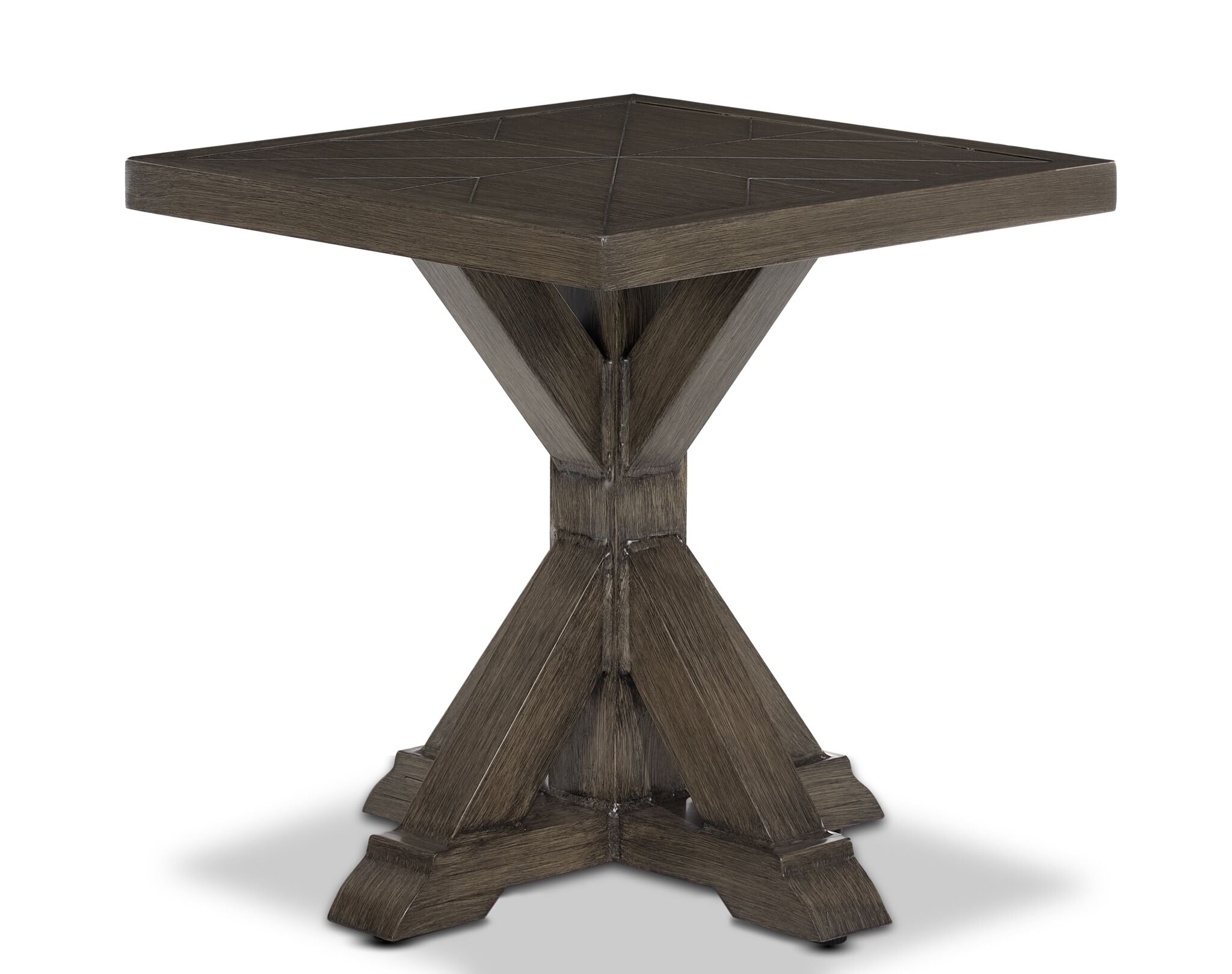 Staten Island Outdoor End Table - Grey