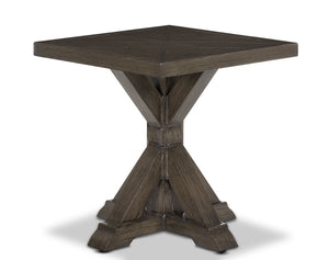 Staten Island Outdoor End Table - Grey