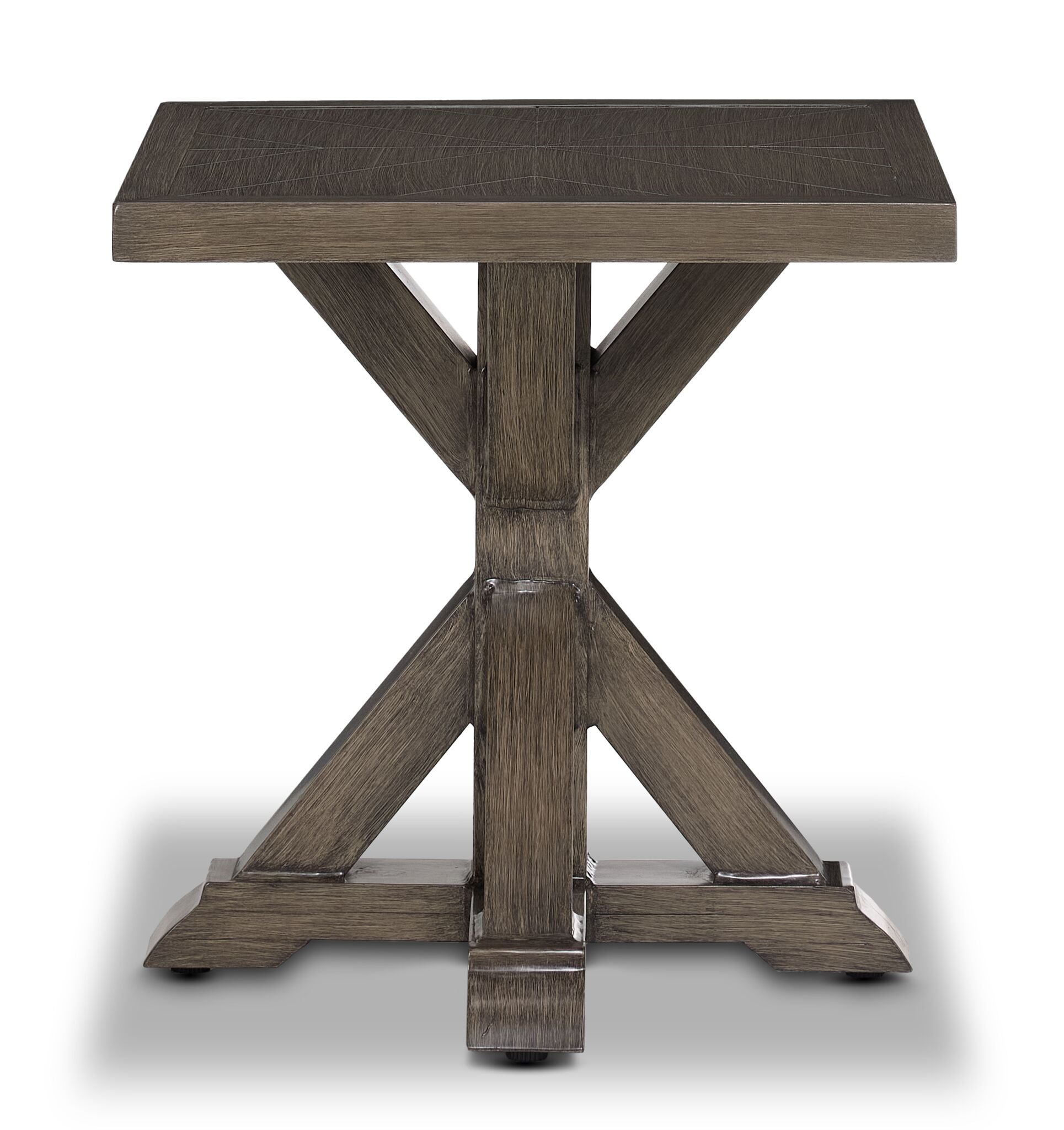 Staten Island Outdoor End Table - Grey
