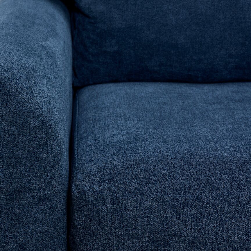 Stella Sofa, Loveseat and Chair Set - Blue