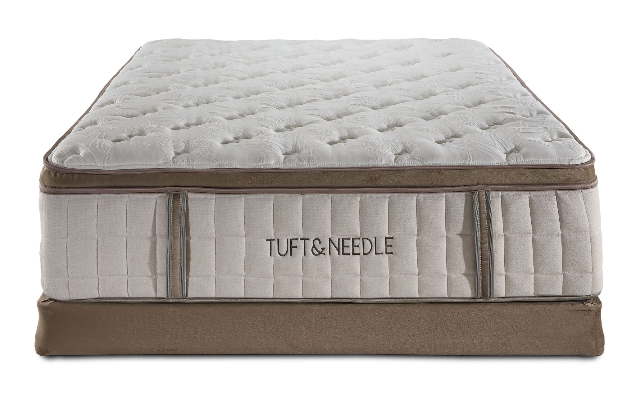 Tuft & Needle Stitch Super Pillow Top Plush Full Mattress and Low Profile Boxspring Set