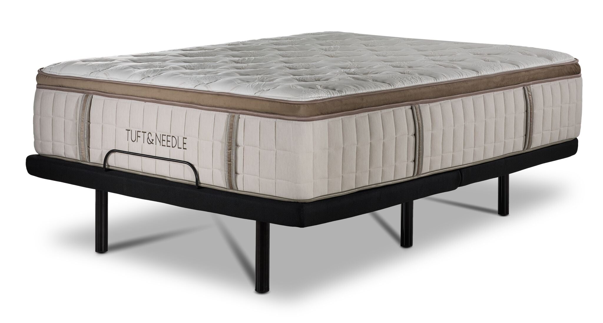 Tuft & Needle Stitch Super Pillow Top Plush King Mattress and L2 Motion Lux Adjustable Base