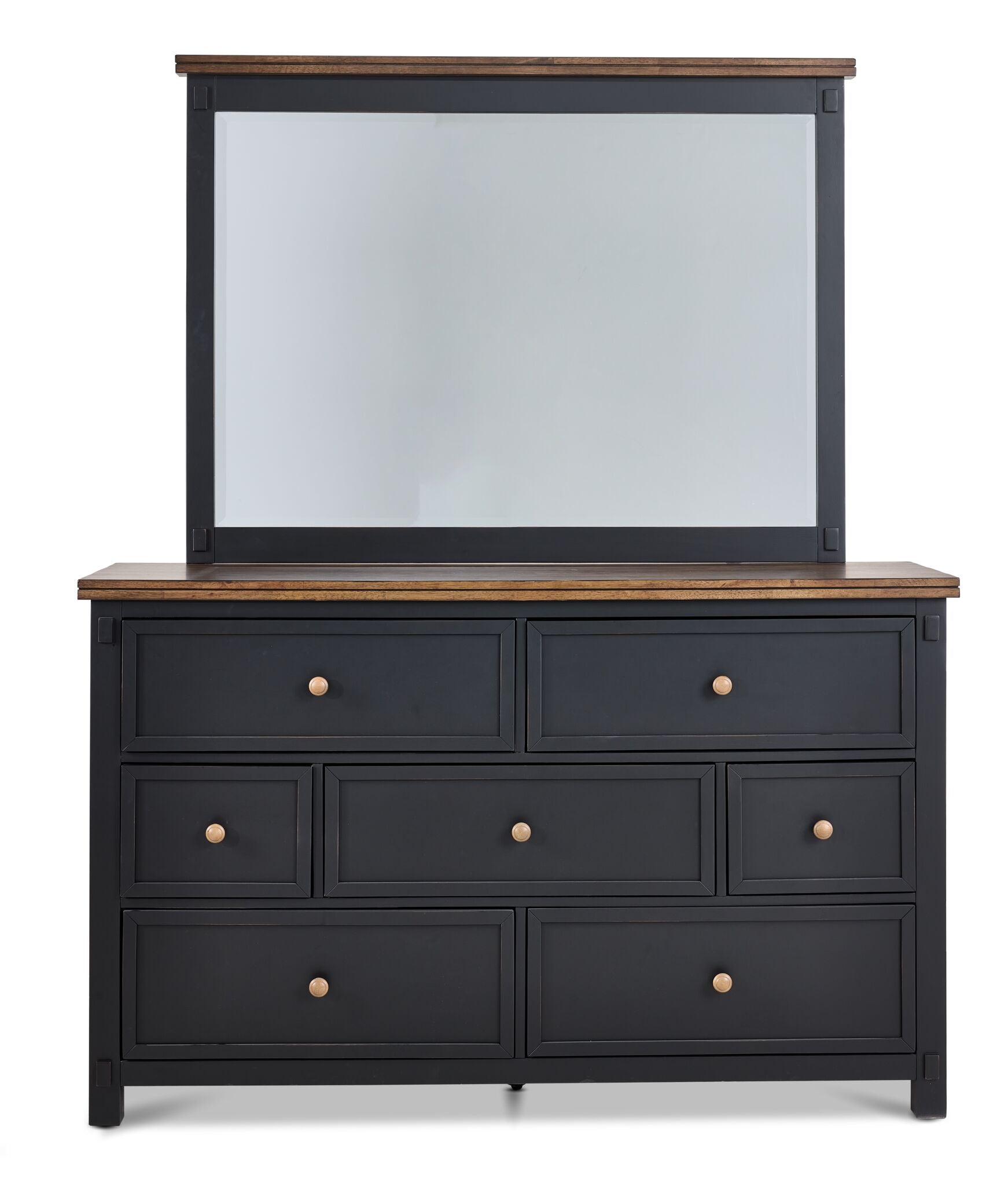 Stormy Ridge 7-Drawer Dresser - Slate Black, Chicory | Leon's