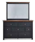 Stormy Ridge 7-Drawer Dresser - Slate Black, Chicory