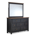 Stormy Ridge 6 - Piece Queen Storage Bedroom Package - Slate Black, Chicory