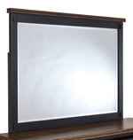 Stormy Ridge Mirror - Slate Black, Chicory