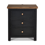 Stormy Ridge Night Table - Slate Black, Chicory