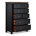 Stormy Ridge 6-Drawer Chest - Slate Black, Chicory