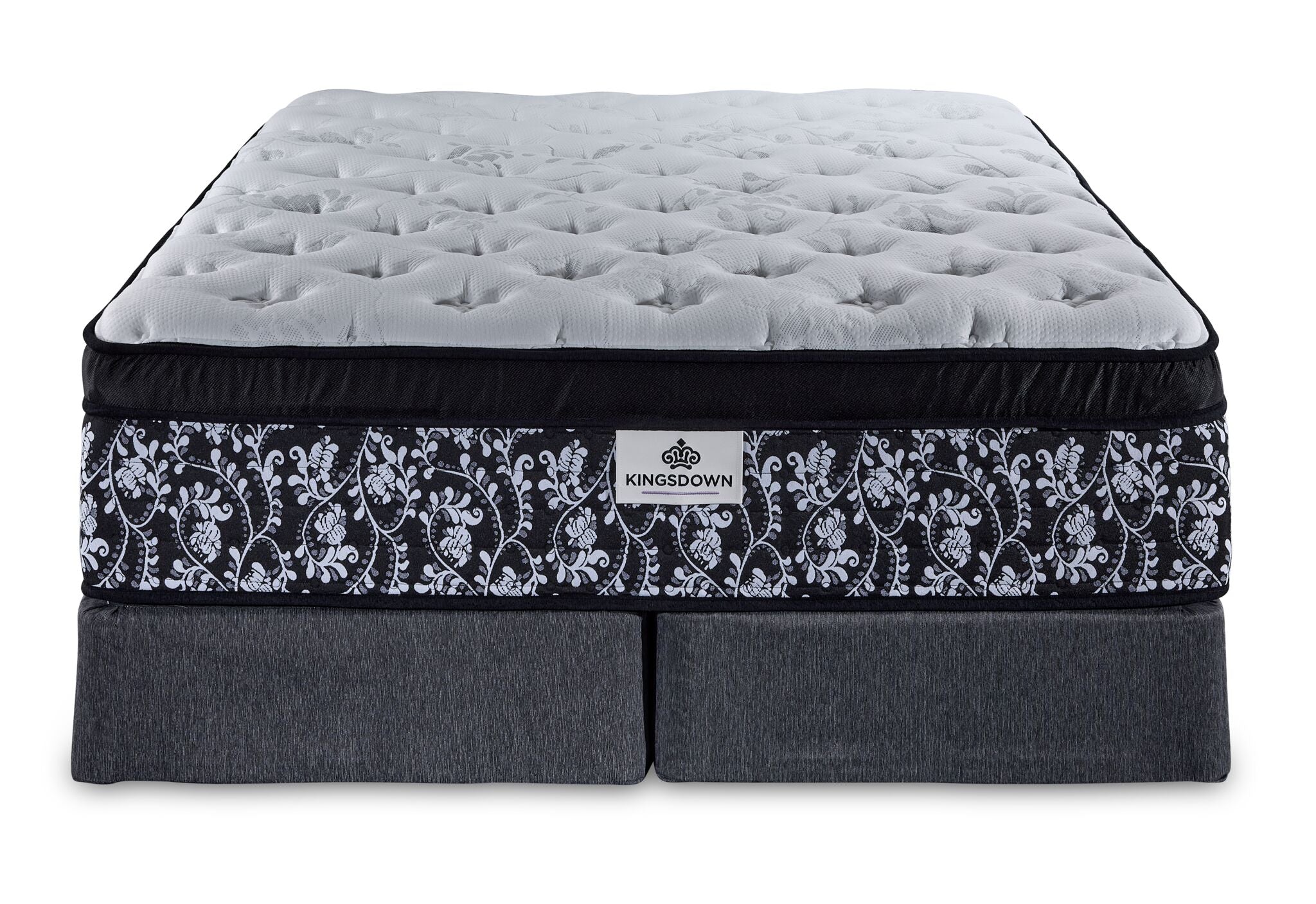 Kingsdown Summerset Plush Euro Top King Mattress and Split Boxspring Set