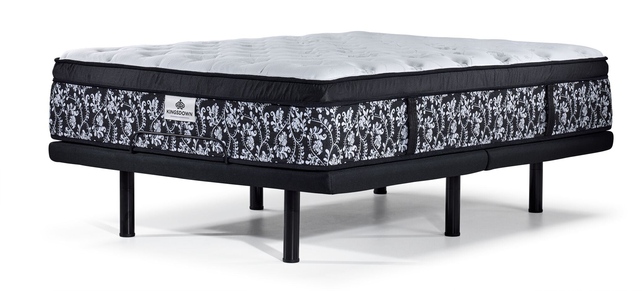 Kingsdown Summerset Plush Euro Top Queen Mattress and L2 Motion Pro Adjustable Base