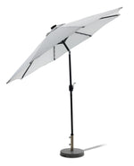 Sunray 9' Led Light Outdoor Umbrella - Grey