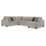 Sutton 3-Piece Sectional with Right-Facing Chaise - Beige