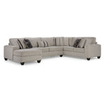 Sutton 3-Piece Sectional with Left-Facing Chaise - Beige