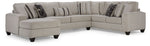 Sutton 3-Piece Sectional with Left-Facing Chaise - Beige