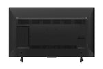 Back view of TCL 43-inch 4K Smart TV showing back panel and stand feet