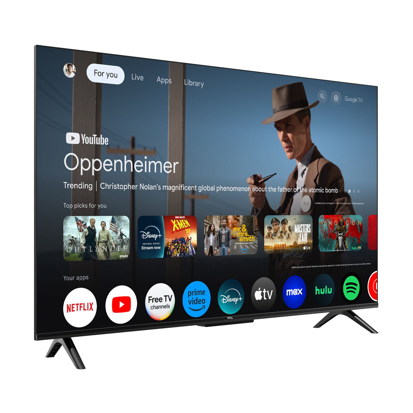 TCL 75" S45K Series 4K UHD HDR LED Smart TV with Google TV – 75S45K