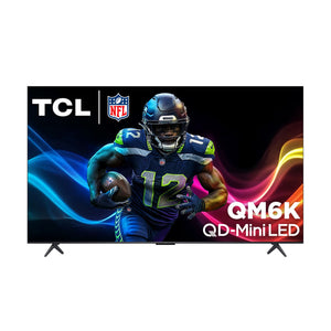 TCL 85" QM6K Series 4K UHD HDR QD-Mini LED Smart TV with Google TV – 85QM6K