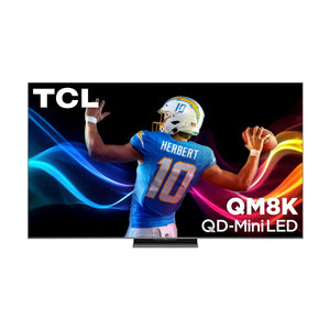 TCL 85" QM8K Series 4K UHD HDR QD-Mini LED Smart TV with Google TV – 85QM8K