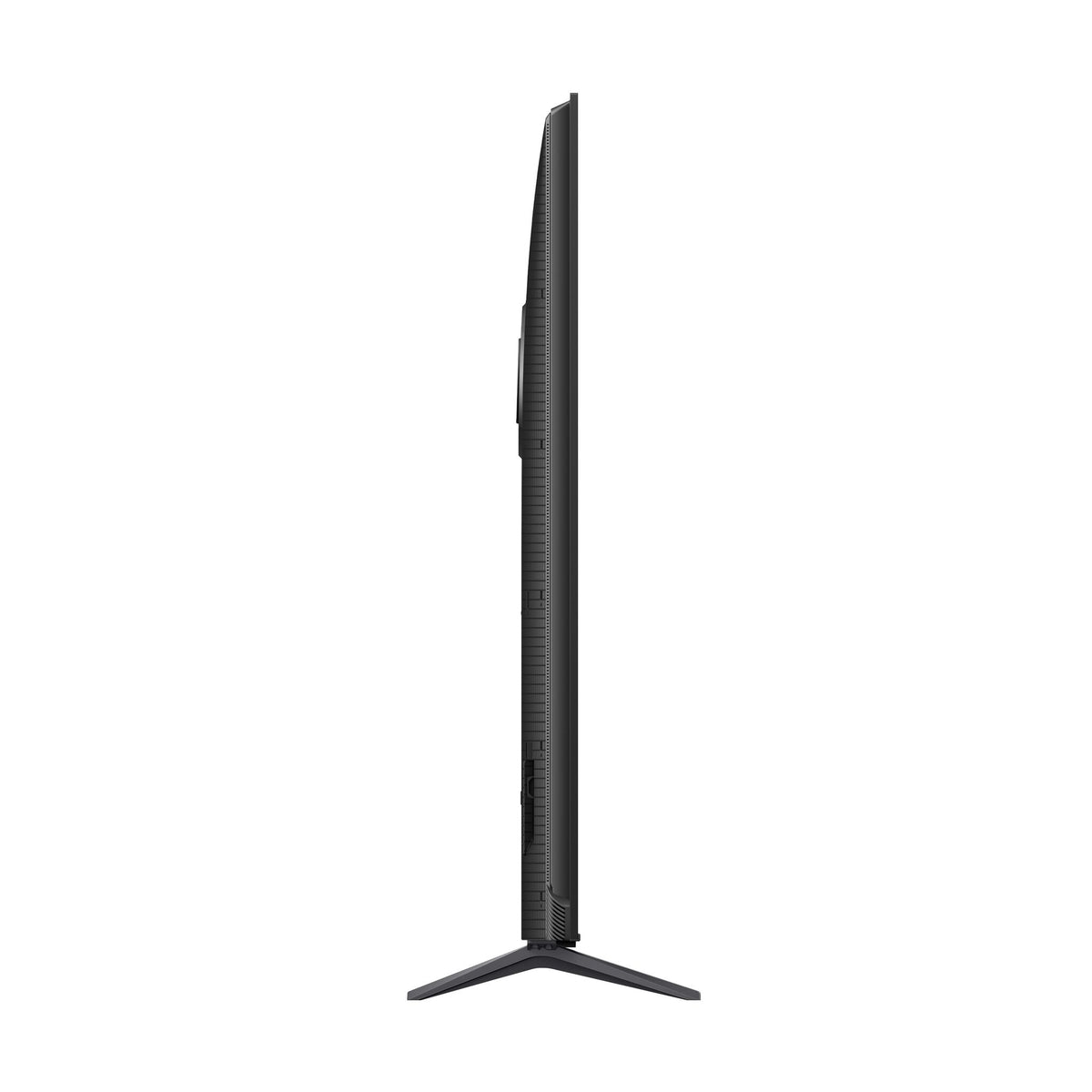 Side profile view showing ultra-slim bezel of TCL 85-inch 4K QLED TV