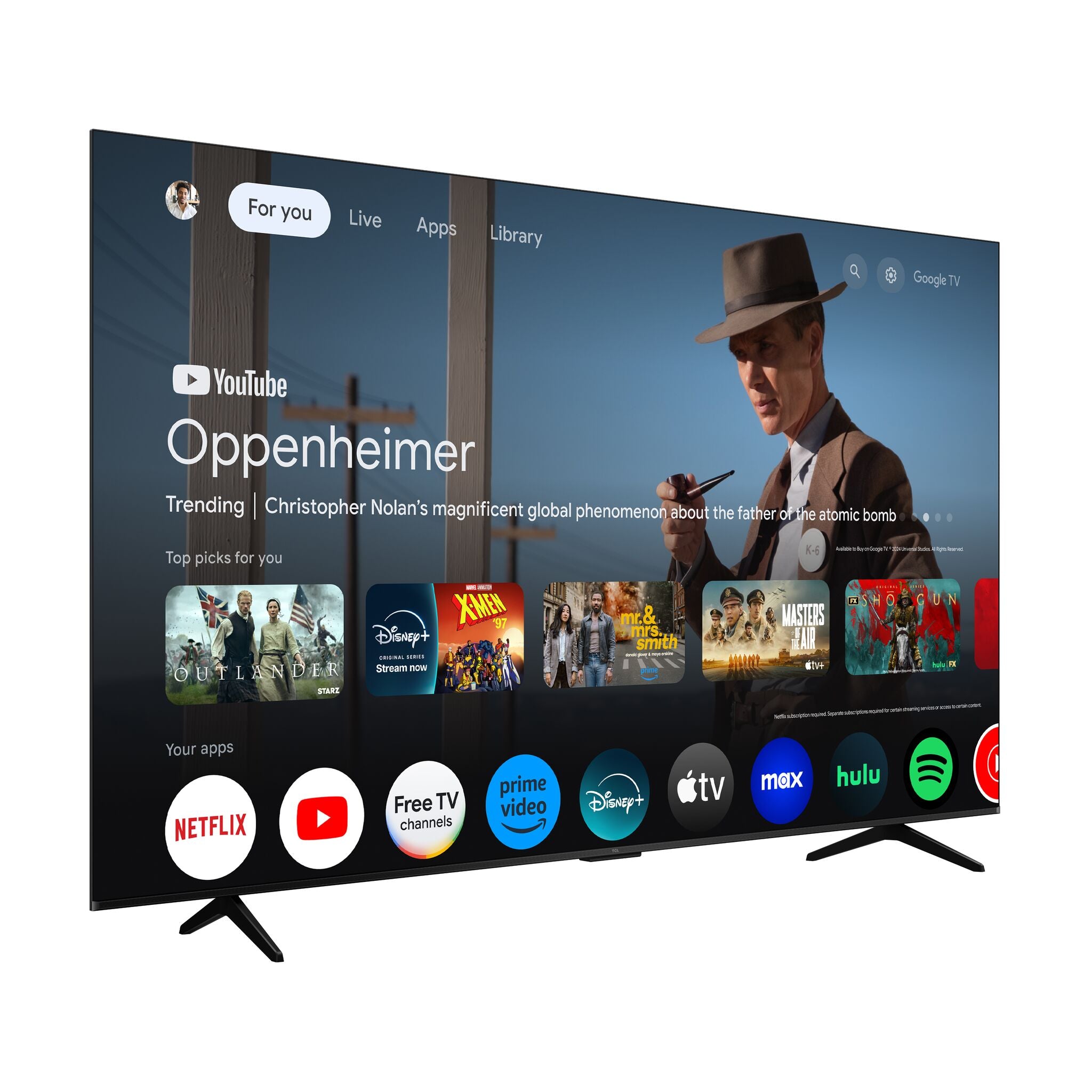 TCL 85" S45K Series 4K UHD HDR LED Smart TV with Google TV – 85S45K