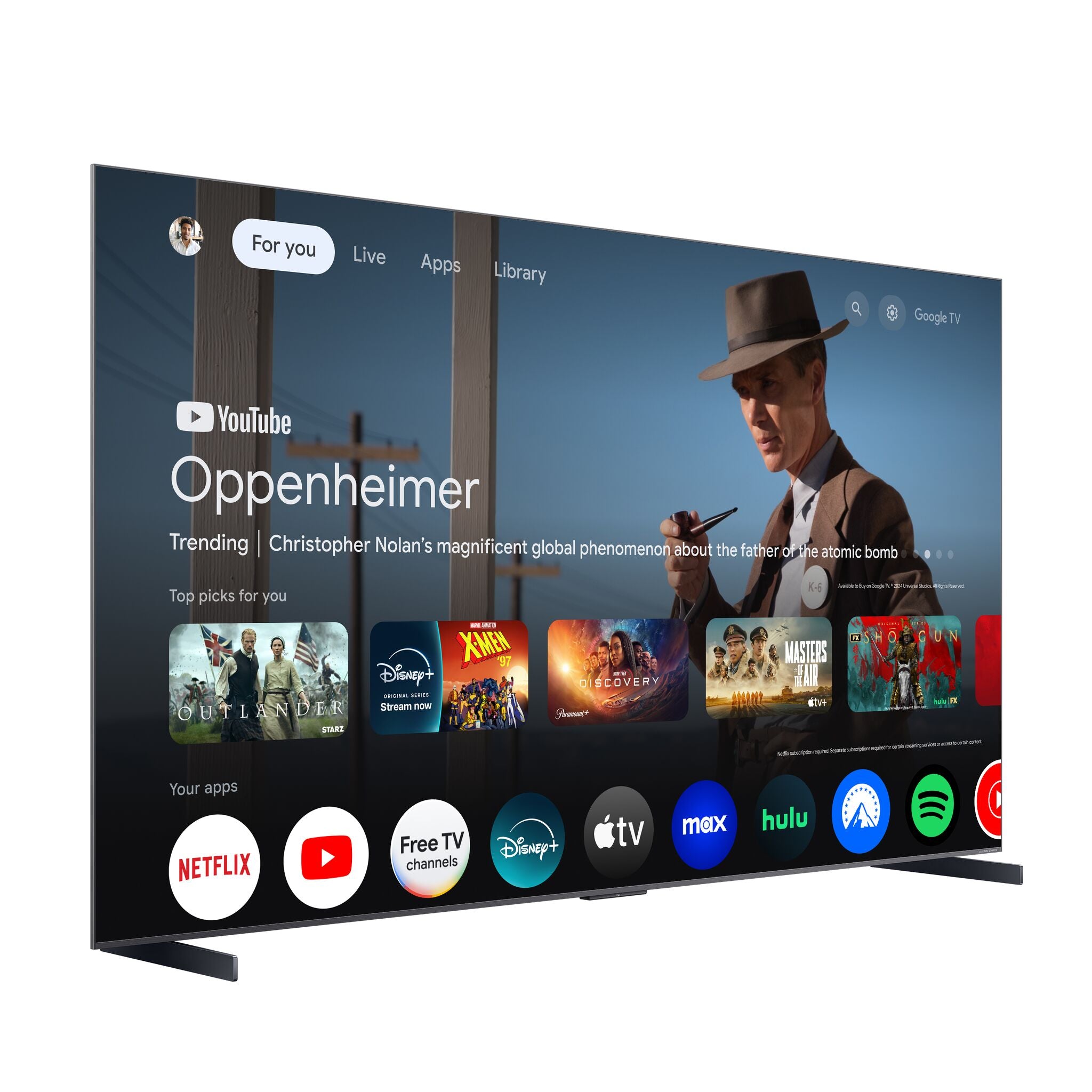 TCL 98" QM8K Series 4K UHD HDR QD-Mini LED Smart TV with Google TV – 98QM8K