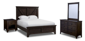 Tahoe 6-Piece Queen Bedroom Package - River Rock