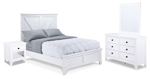 Tahoe 6-Piece Full Bedroom Package - Sea Shell