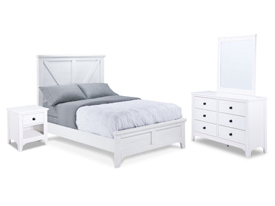 Tahoe 6-Piece Queen Bedroom Package - Sea Shell