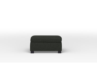 Celeste Rectangular Ottoman - Bondi Dark Grey