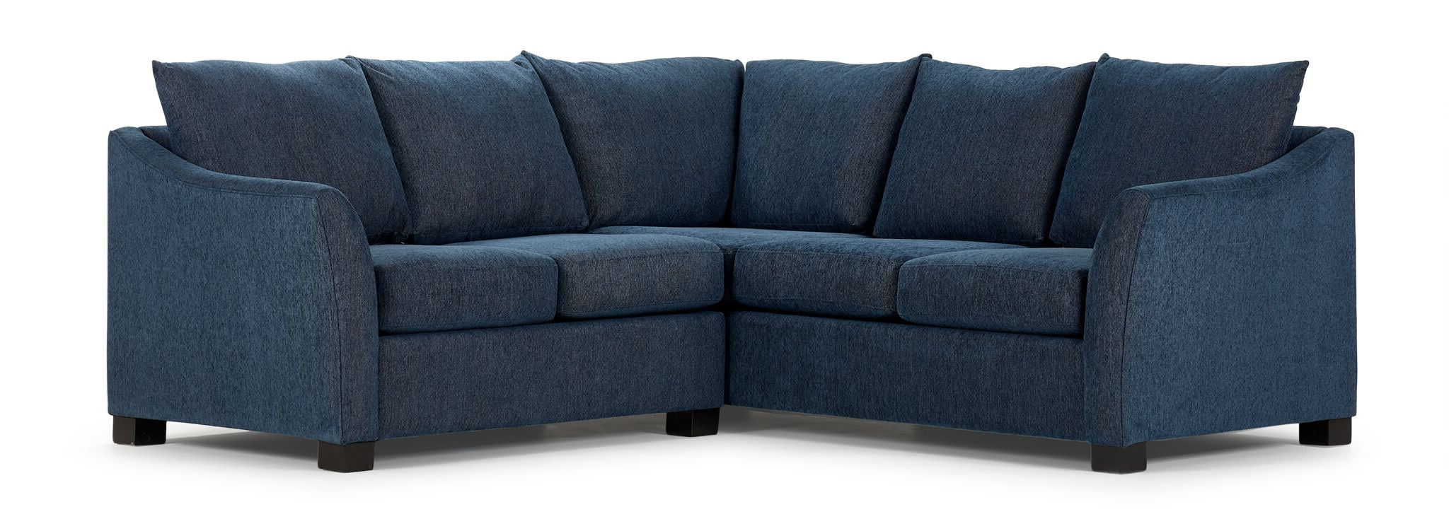 Tami 2-Piece Sectional with Left-Facing Loveseat - Dexter Dark Blue