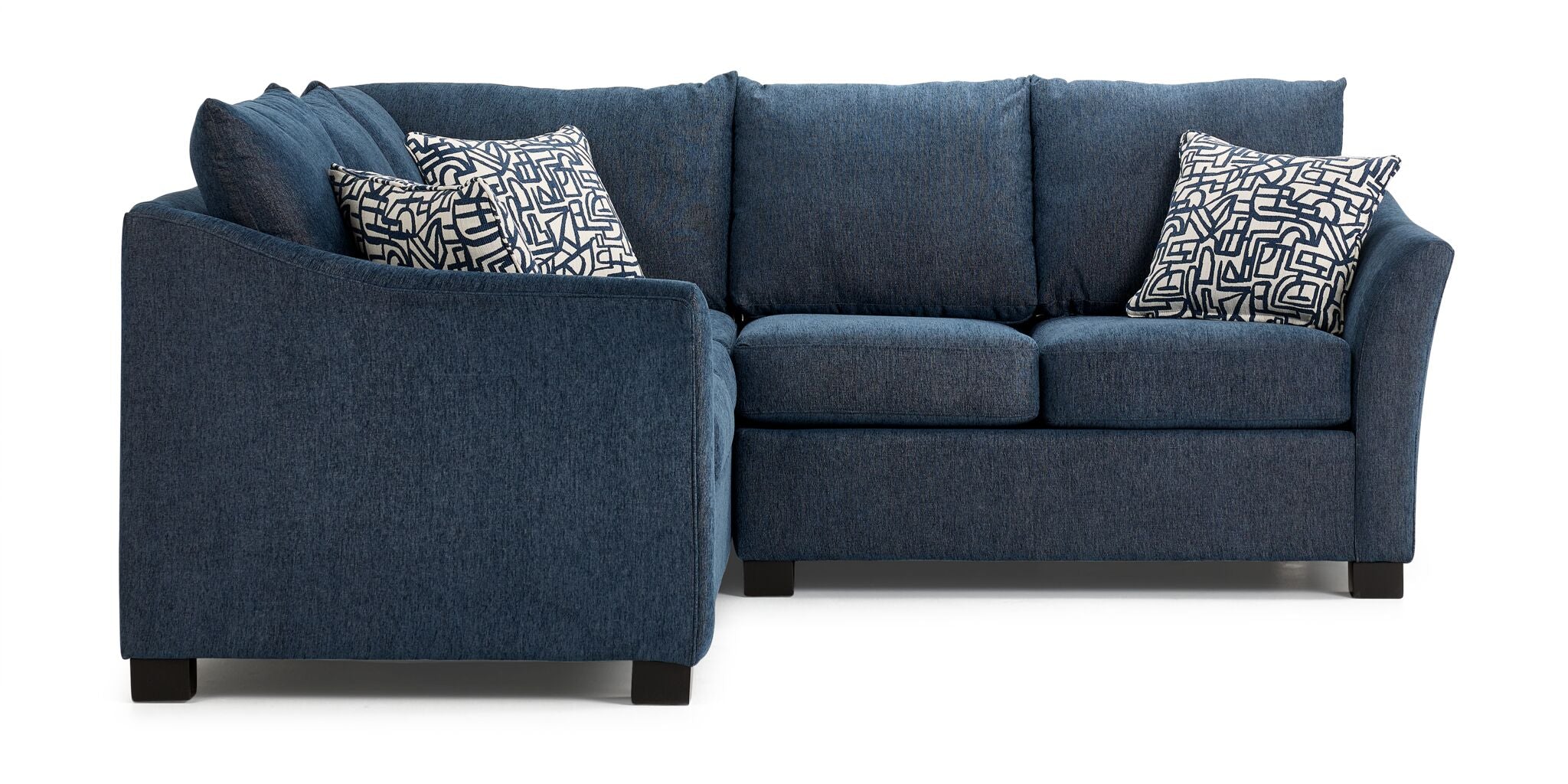 Tami 2-Piece Sectional with Right-Facing Loveseat - Dexter Dark Blue
