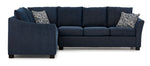 Tami 2-Piece Sectional with Right-Facing Sofa - Dexter Dark Blue