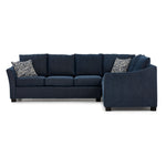 Tami 2-Piece Sectional with Left-Facing Sofa - Dexter Dark Blue
