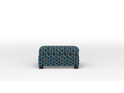Duffield Rectangular Accent Ottoman - Legacy Blue