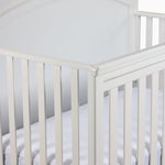 Delta Children Taylor 6-in-1 Convertible Baby Crib - Bianca White